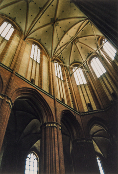 Vorschaubild Wismar: St. Nikolai, Chor, Chorgewölbe (Foto 1987)
